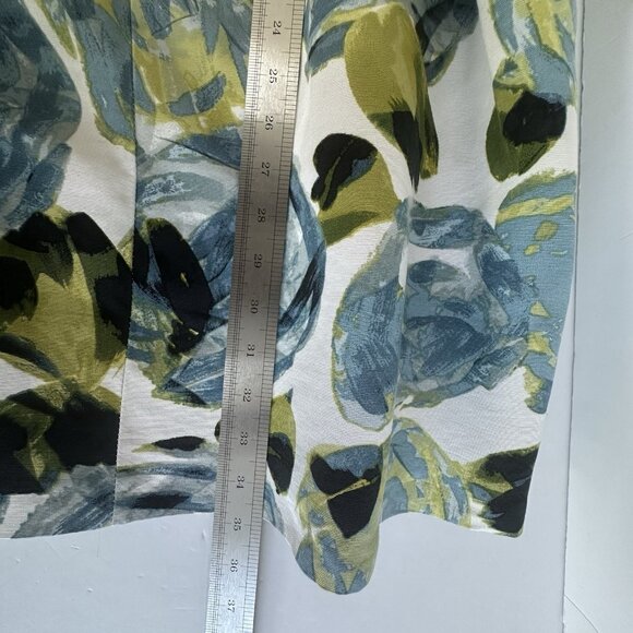 Ann Taylor Cocktail Mini Dress Womens Sz 14 White Floral Garden Party Fairy Chic - Picture 12 of 14